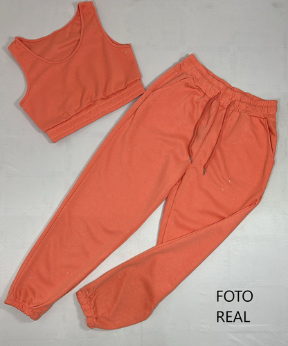 NKSET2 - Conjunto Jogger con Brillos