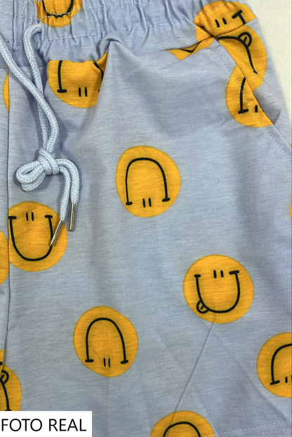 SHASET2 - Conjunto Short Smile Print