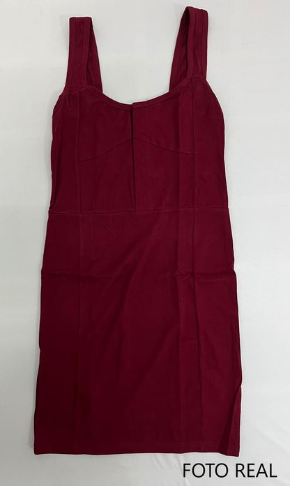 J22014 - Vestido ajustado básico
