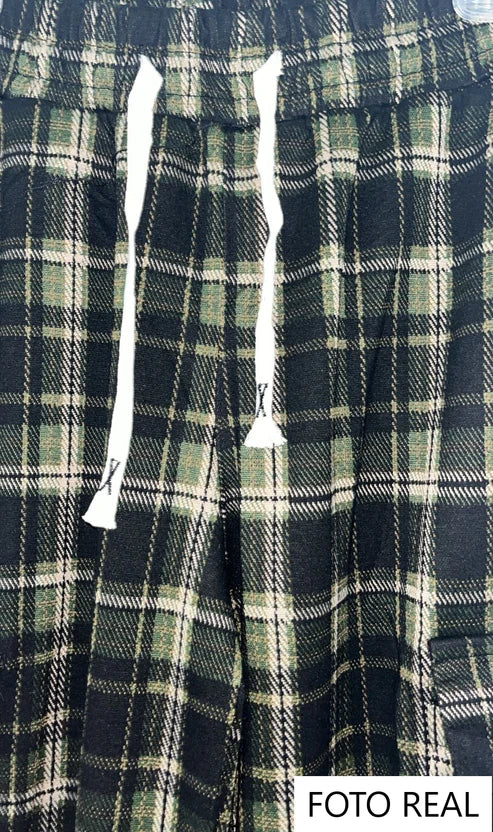 AMN24271 - Pants Cargo Cuadros