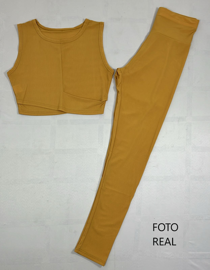 TS1023 - Conjunto deportivo crop + legging