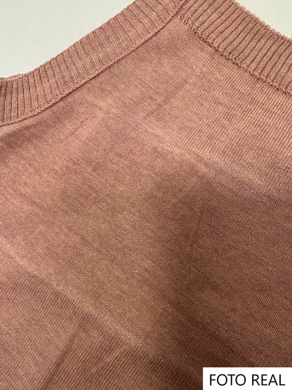 VS268 - Top tejido sin mangas cuello redondo