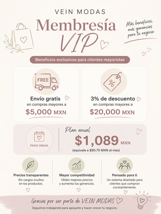 💎 Únete a la Membresía VIP de VEIN MODAS