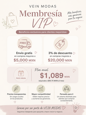 💎 Únete a la Membresía VIP de VEIN MODAS