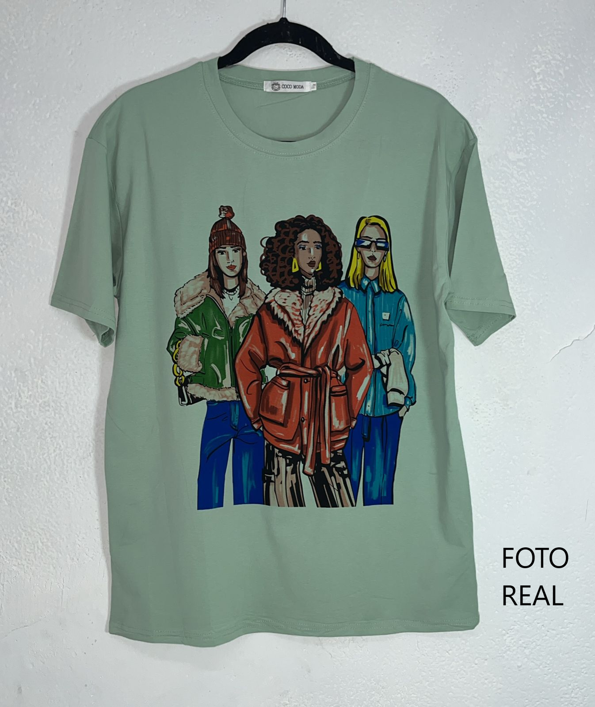 KD00307 - Blusa estampada fashion