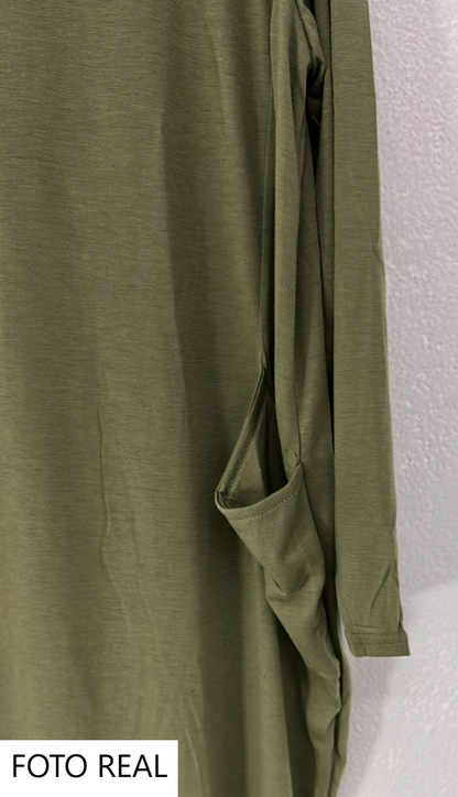 VES04 - Vestido Cómodo Tipo Pijama