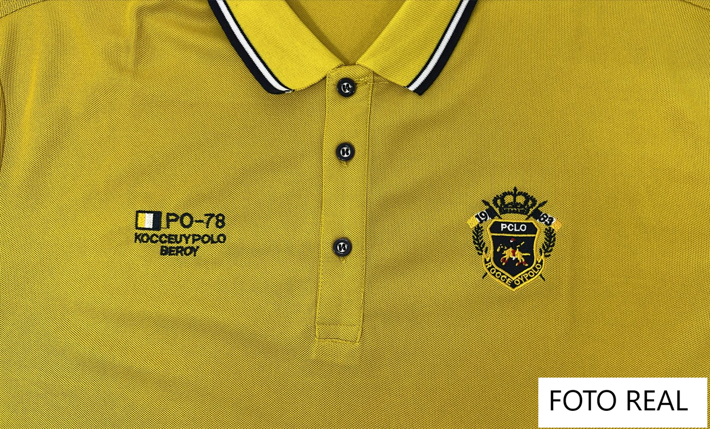 VPOL10 - Polo Caballero Bordado
