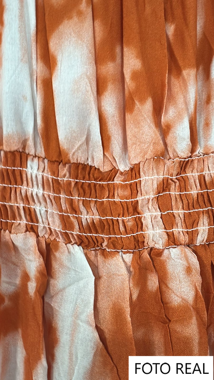 SUT31 - Palazzo Tie Dye Strapless