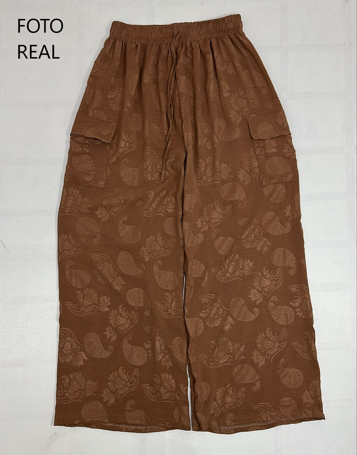 PLZ134 - Pantalón Palazzo Estampado Dama