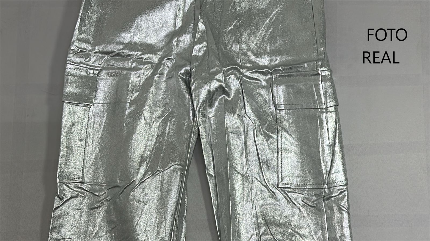 TWLP1 - Pantalon cargo vinipiel