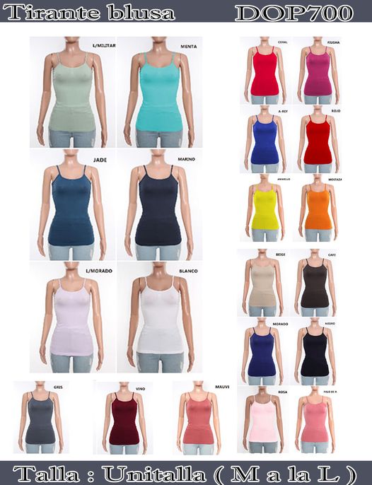 DOP700 - Blusa Tirante 75g