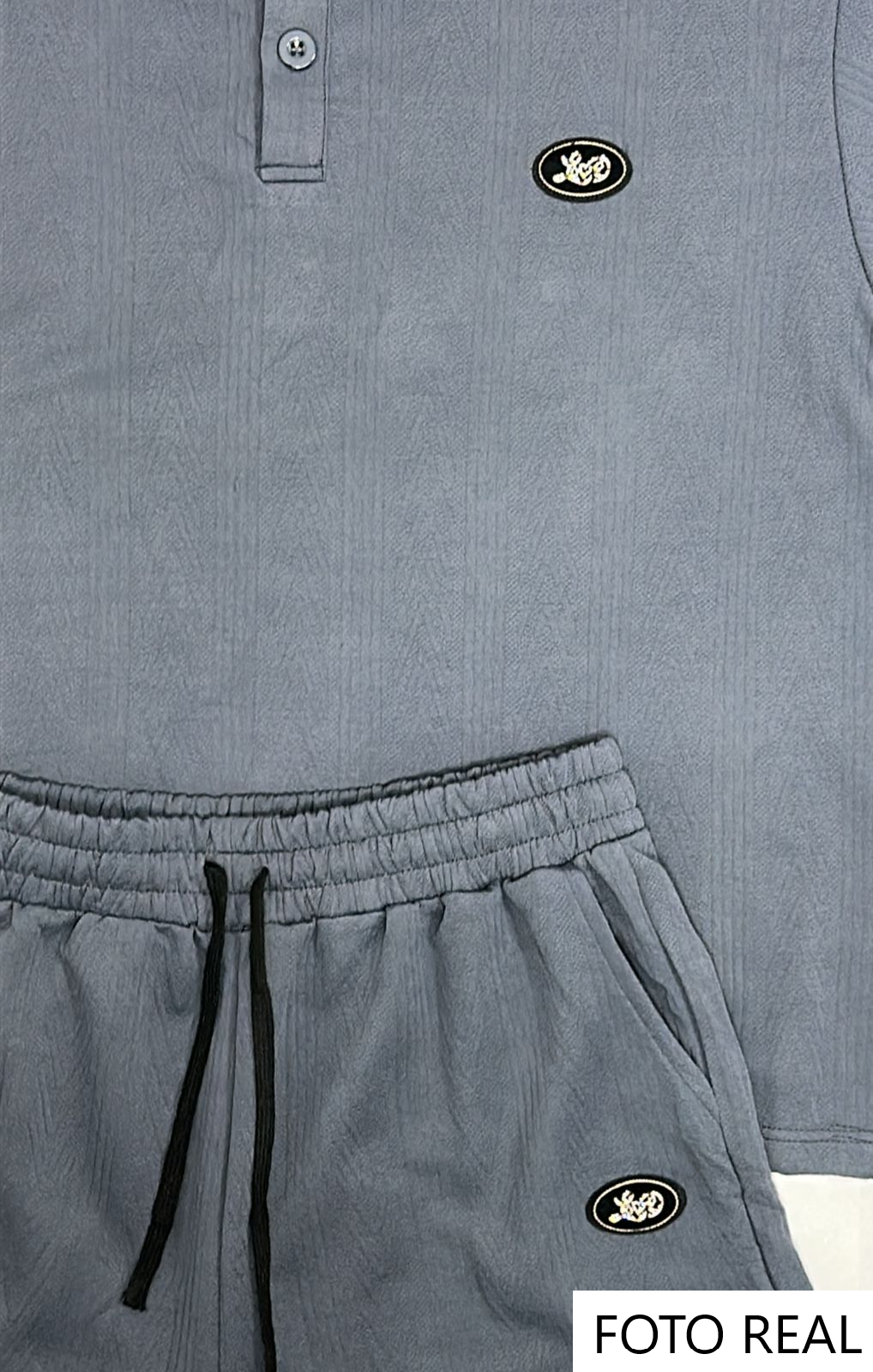 F7406 - Conjunto Polo Texturizado Caballero