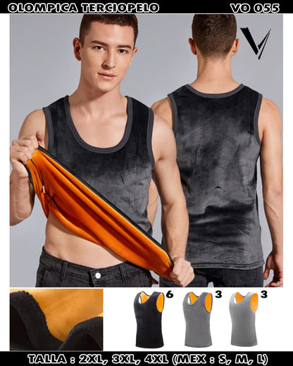 VO-055 – Playera olímpica de terciopelo con forro térmico
