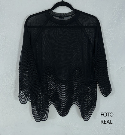 7066 - Blusa encaje