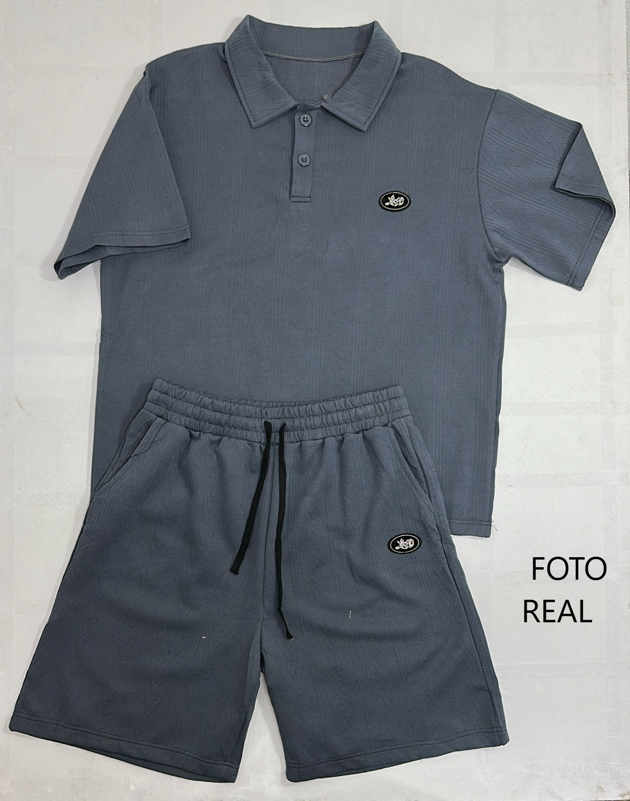 F7406 - Conjunto Polo Texturizado Caballero