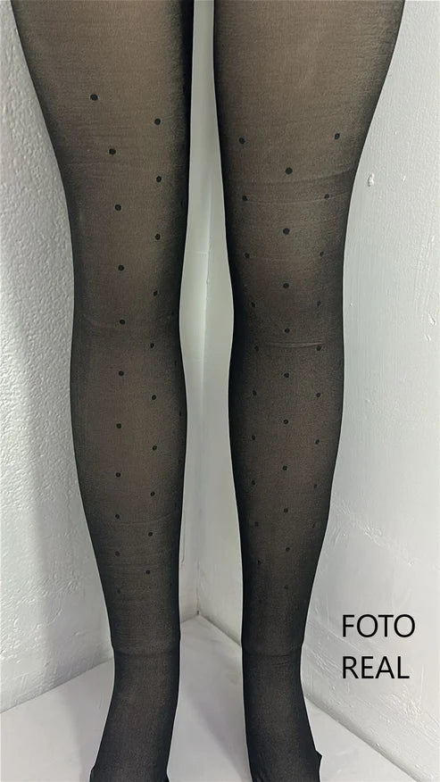 MSTL105 - Panti Medias Térmicas Estampadas Efecto Piel 220g