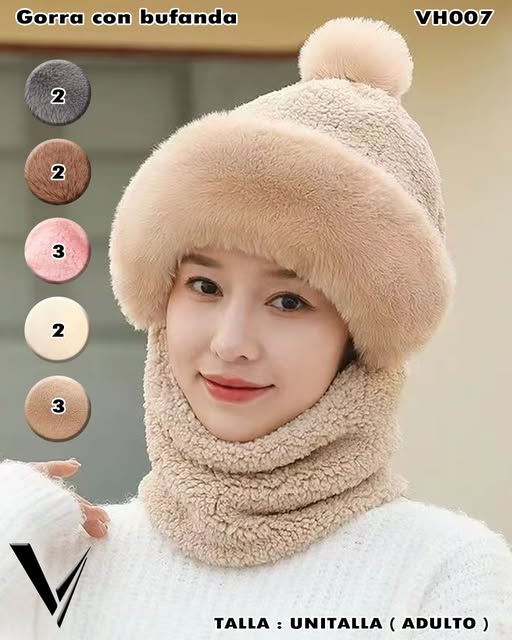 VH007 - Gorra con Bufanda