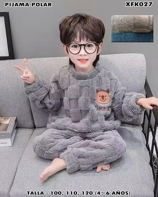 XFK027 - Pijama Polar Infantil