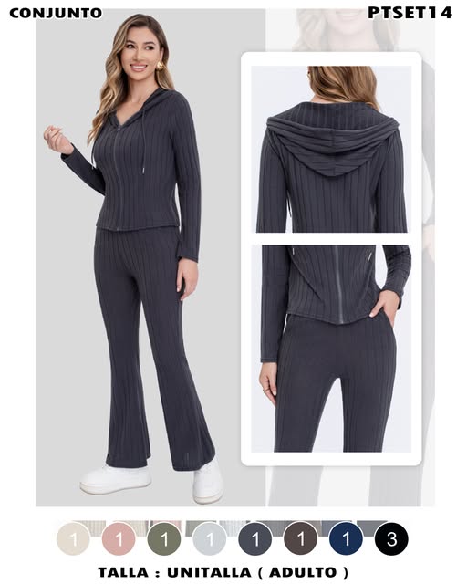 PTSET14 - Conjunto de Punto con Capucha