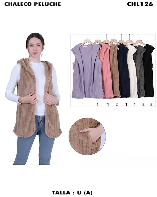 CHL126 - Chaleco peluche