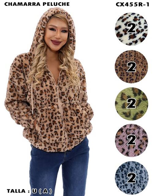 CX455R-1 - CHAMARRA PELUCHE TIGRE