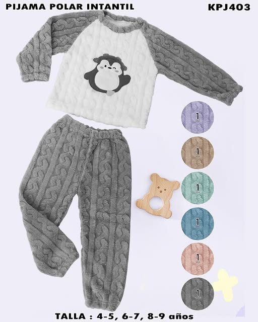 KPJ403 – Pijama Polar Infantil