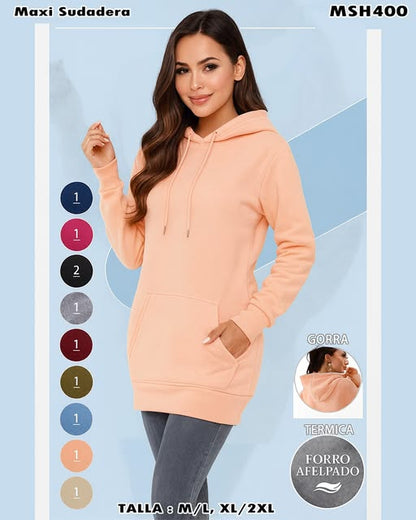 MSH400 – Maxi Sudadera Térmica con Gorra