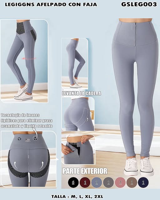 GSLEG003 – Leggings Afelpado con Faja