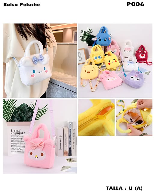 P006 – BOLSA PELUCHE