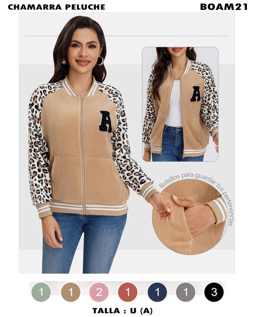 BOAM21 – CHAMARRA PELUCHE