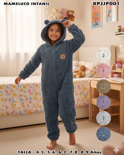 KPJJP001 – Mameluco Infantil Polar