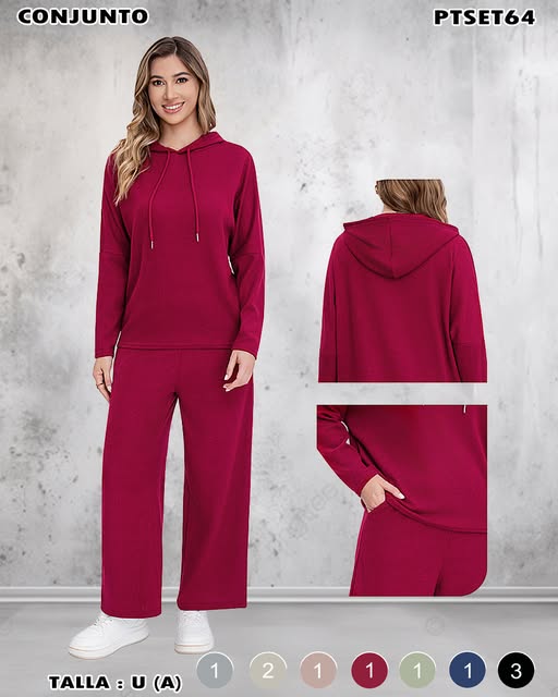 PTSET64 – Conjunto Hoodie Suave