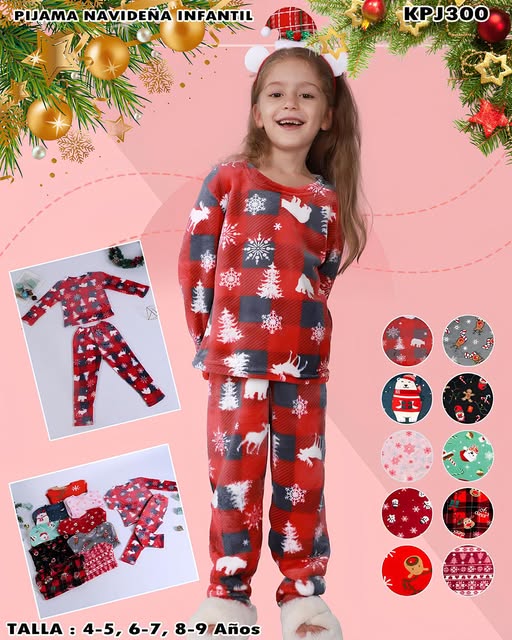 KPJ300 – Pijama Navideña Infantil
