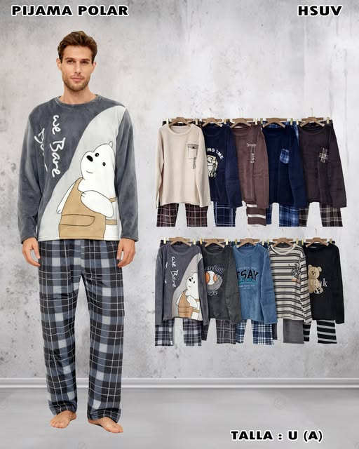 HSUV – Pijama Polar Adulto