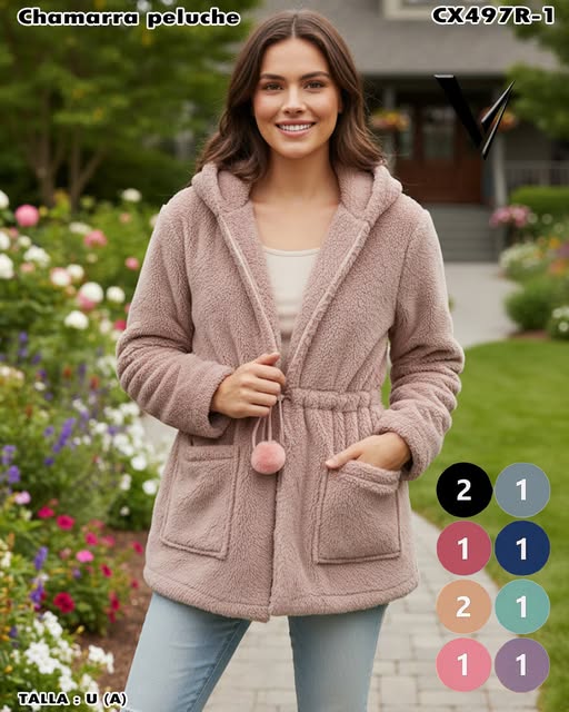 CX497R-1 – Chamarra Peluche