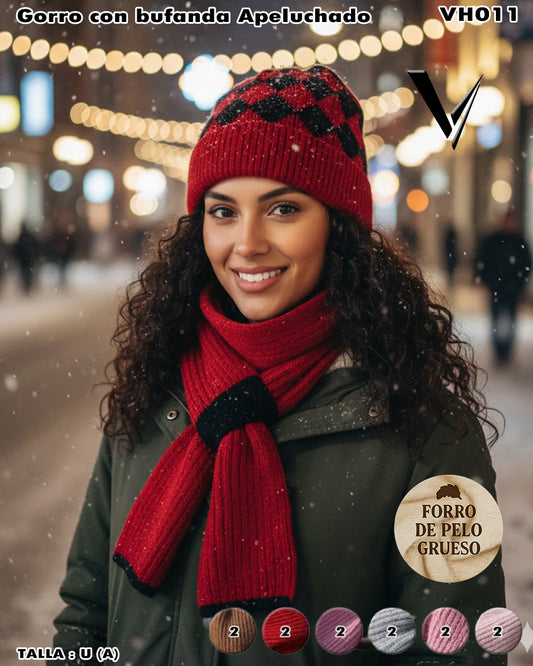 VH011 – Gorro con Bufanda Apeluchado