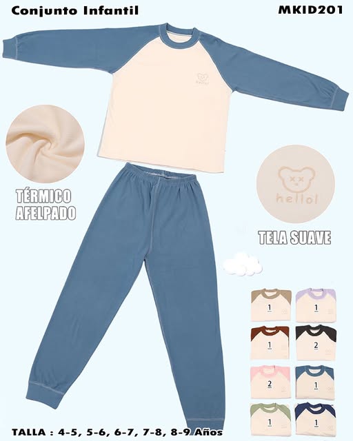 MKID201 – Conjunto Infantil Térmico