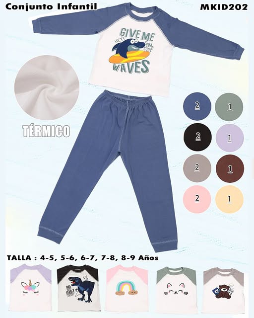 MKID202 – Conjunto Infantil Térmico