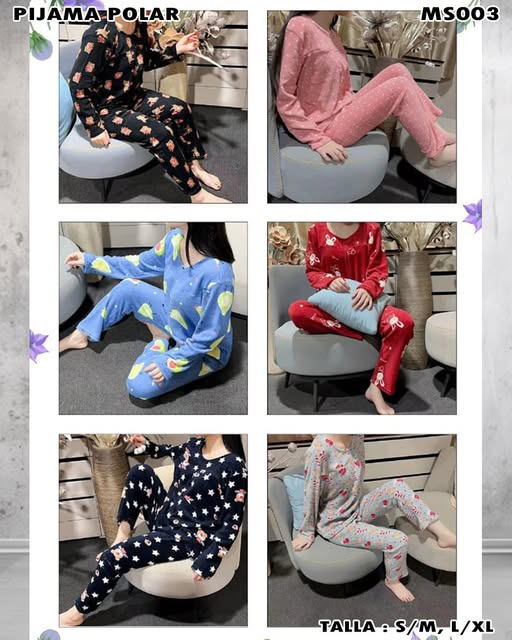 MS003 - Pijama Polar Dama