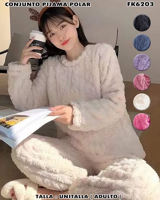 FK6203 – Conjunto Pijama Polar