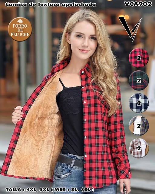 VCA902 - Camisa de textura apeluchada