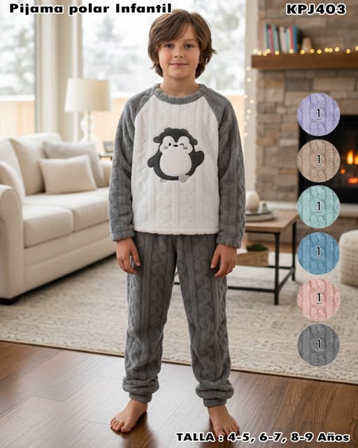 KPJ403 – Pijama Polar Infantil