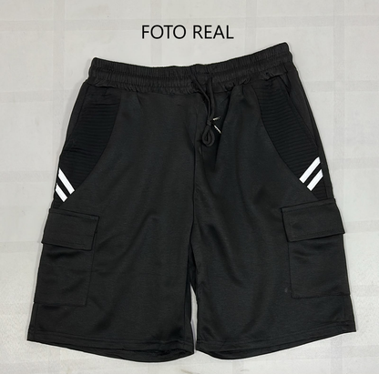 BXH117 - Bermuda Cargo Deportiva para Caballero