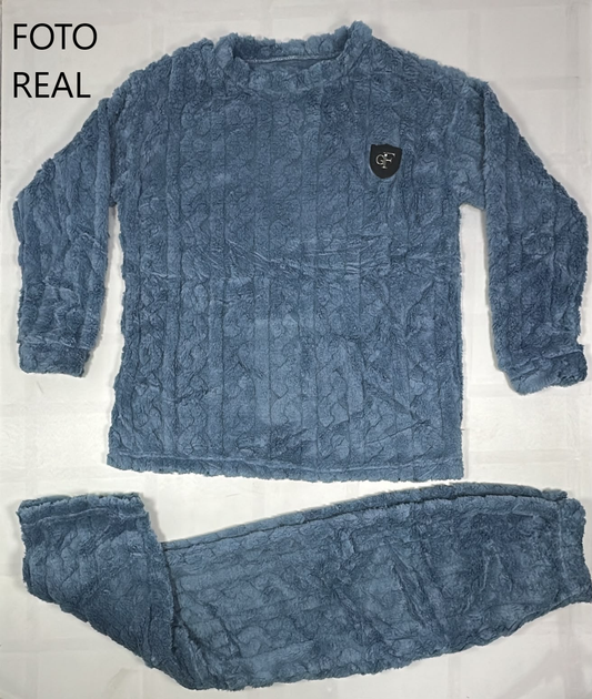 FK6304 - Conjunto de Pijama Polar para Caballero