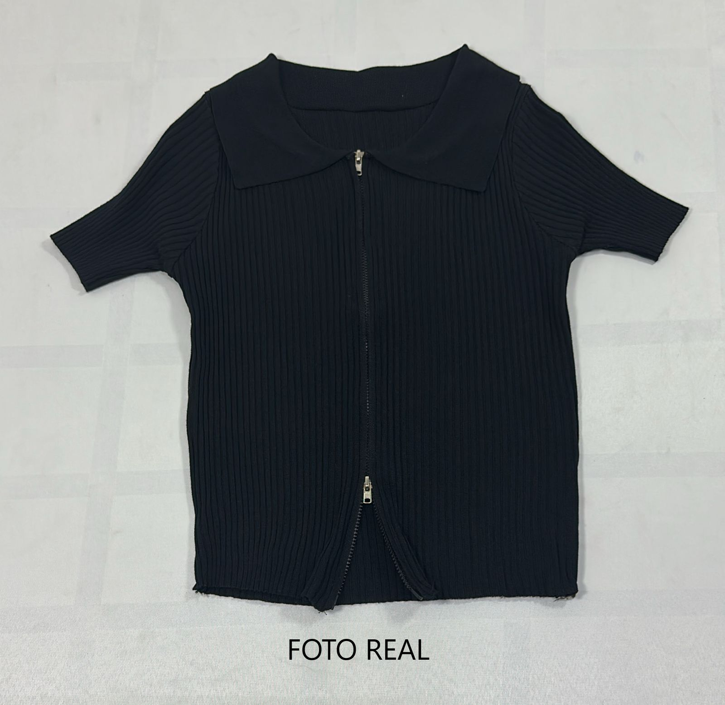 VS263 - Blusa con cierre doble