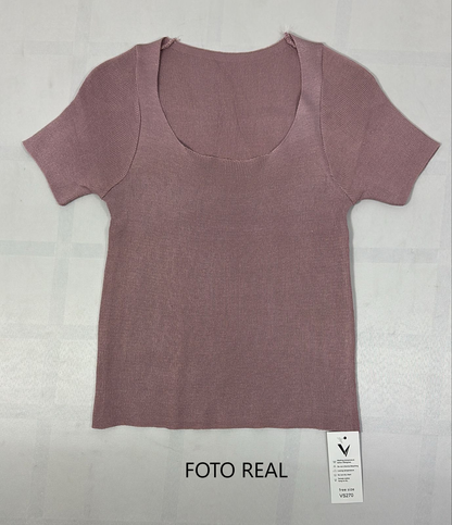 VS270 - Top Canalé Slim Fit Fresco
