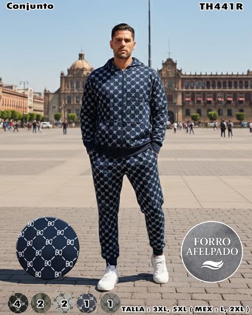 TH441R – Conjunto Afelpado para Caballero
