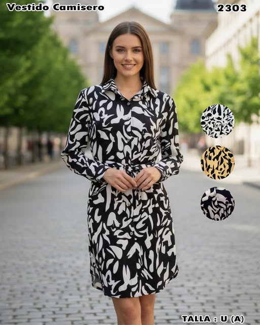 2303 - Vestido Camisero