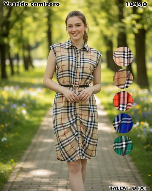 10440 - Vestido camisero