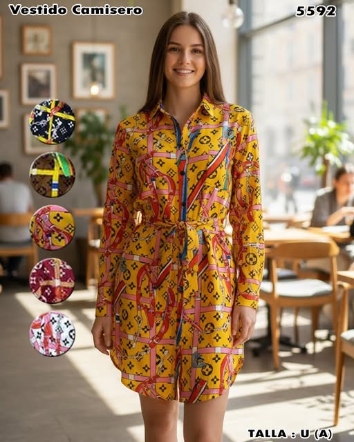 5592 - Vestido Camisero